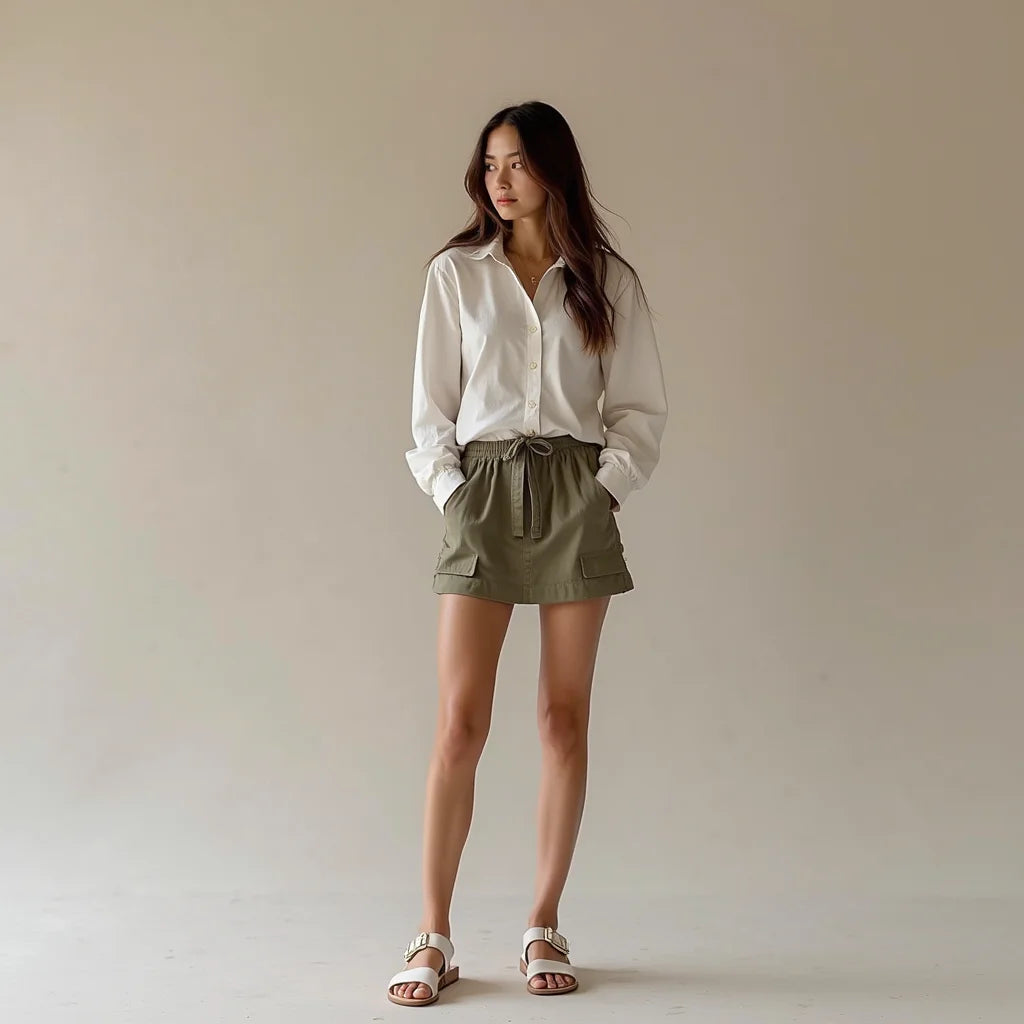 Minifalda Cargo - Consejos para combinar la minifalda cargo en looks diarios