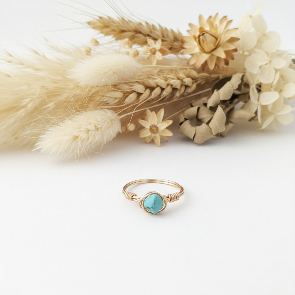 Anillo Piedra Turquesa - Alma Viajera