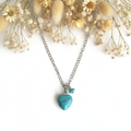 Collar Piedra Turquesa - Corazón Sincero