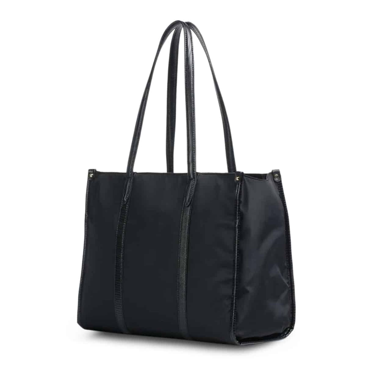 Bolso Shopper negro doble asa de Valentino