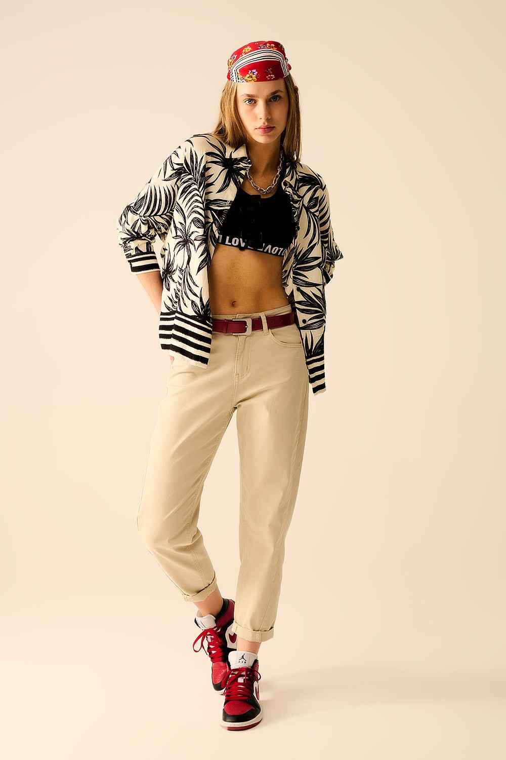 Pantalones Rectos Súper Cómodos en color beige