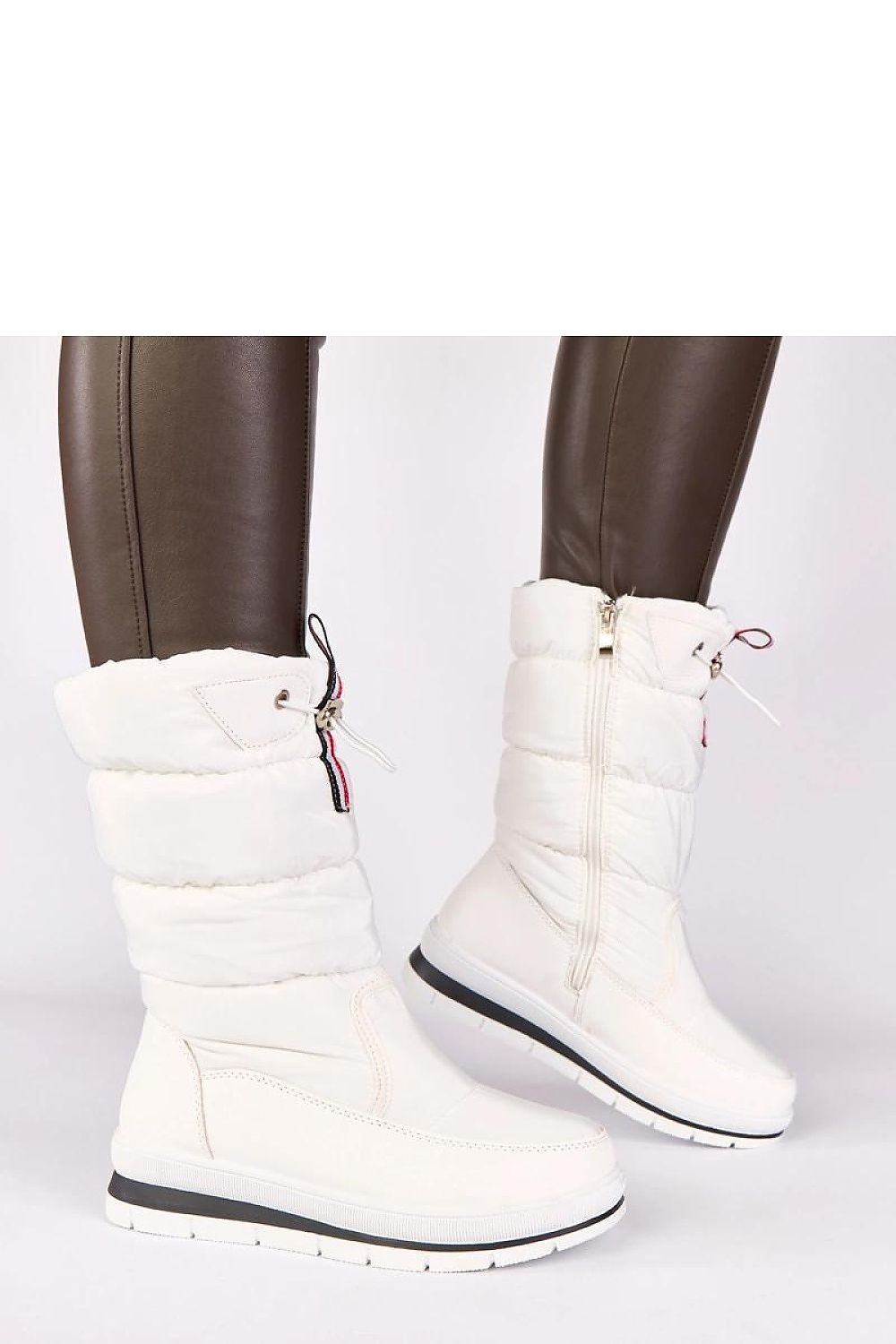  Botas de nieve blancas mujer