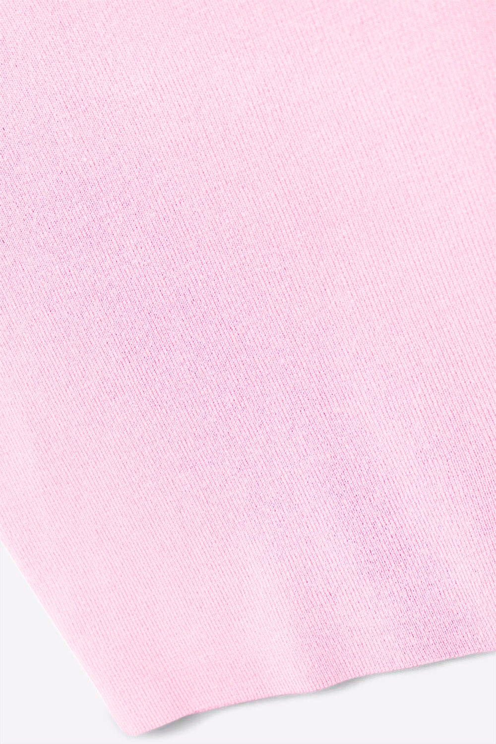 Cómoda camiseta de tirantes de punto acanalado en rosa