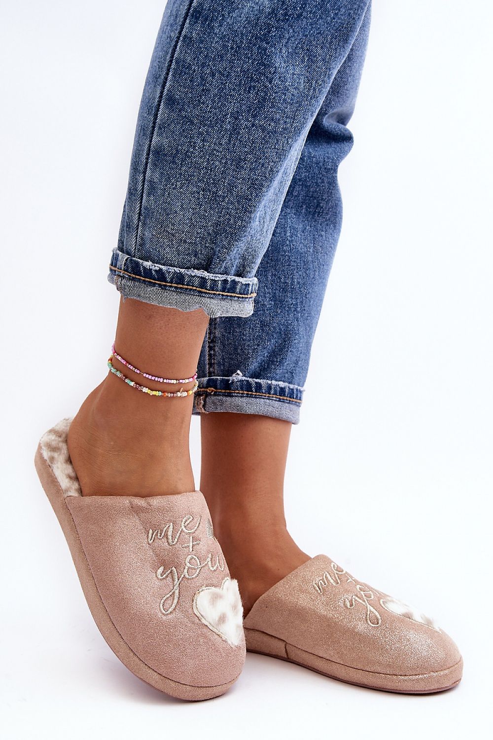 Slippers "Me&You" color Nude - Suavidad y Comodidad