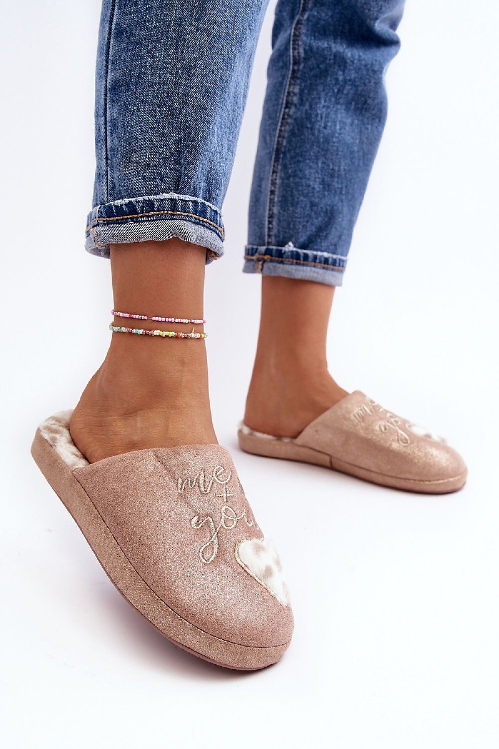 Slippers "Me&You" color Nude - Suavidad y Comodidad