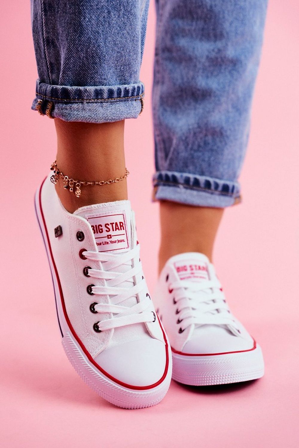 Sneakers Blancas de loneta Big Star - Estilo primaveral