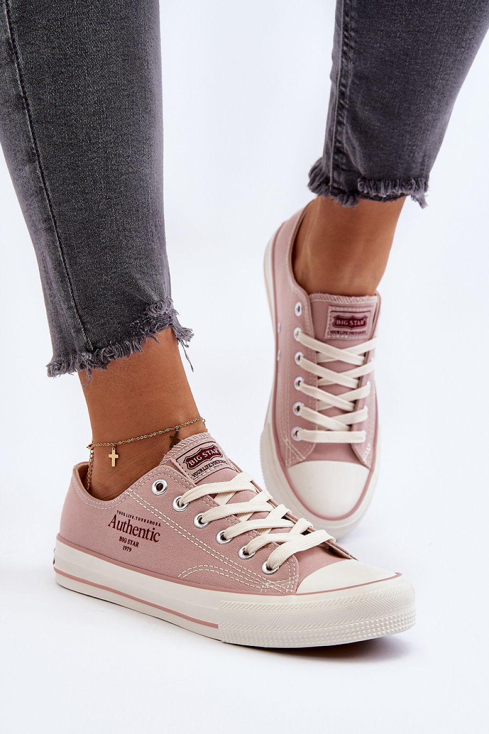 Sneakers Rosa de loneta Big Star - Estilo de temporada