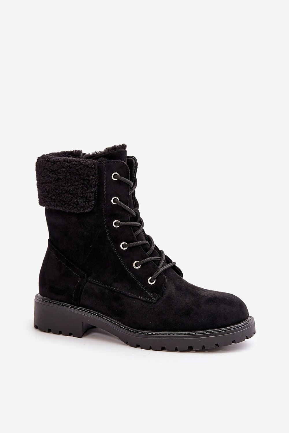 Botines de Ante en color negro para mujer - Moda urbana