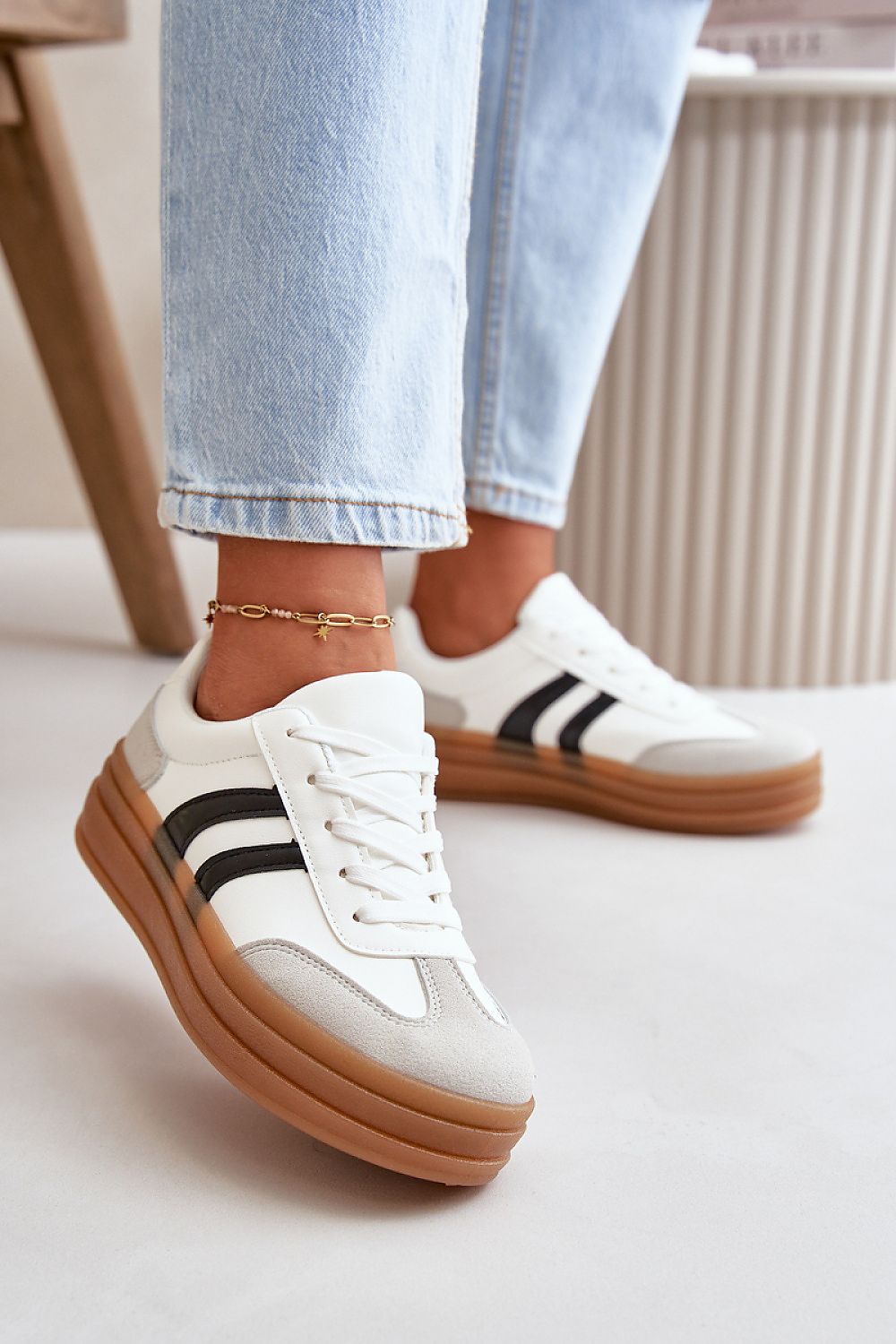 Zapatillas ecopiel de estilo Casual para mujer