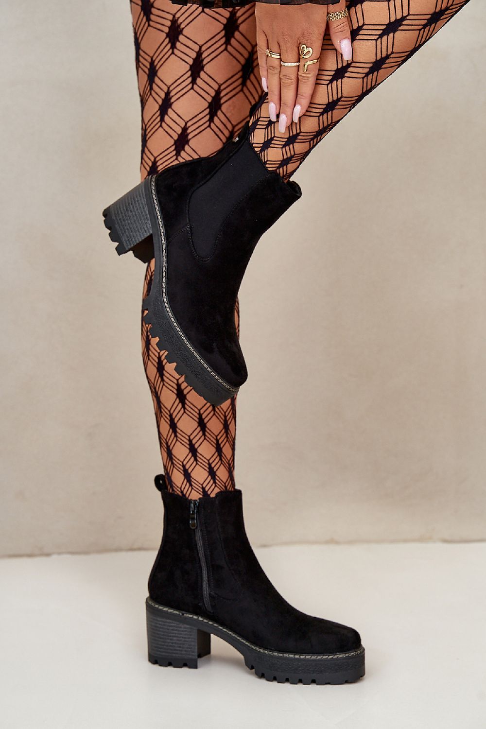 Botines de Ante Negros