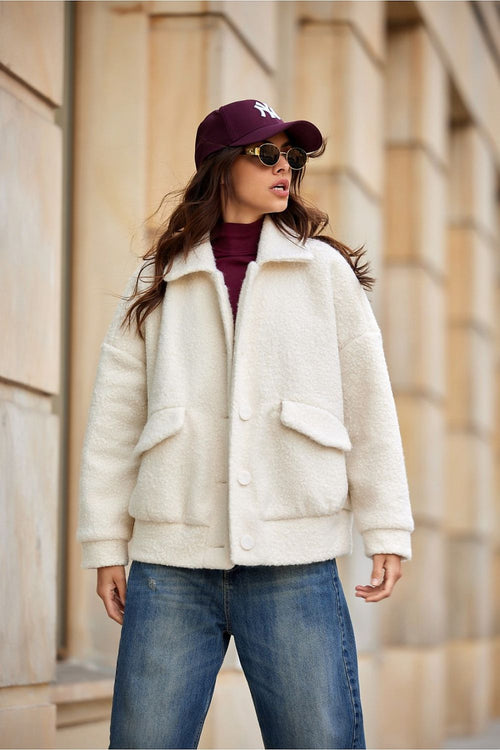 Abrigo/Chaqueta Oversize de borreguito