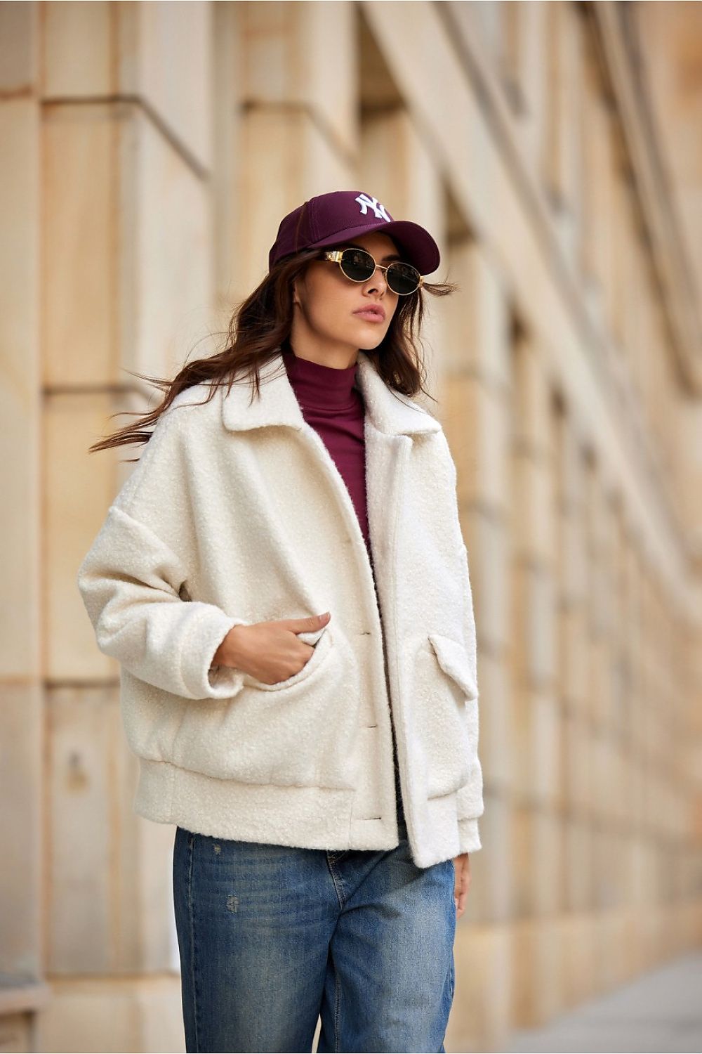 Abrigo/Chaqueta Oversize de borreguito