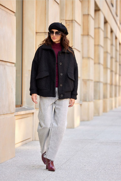 Abrigo/Chaqueta Oversize de borreguito