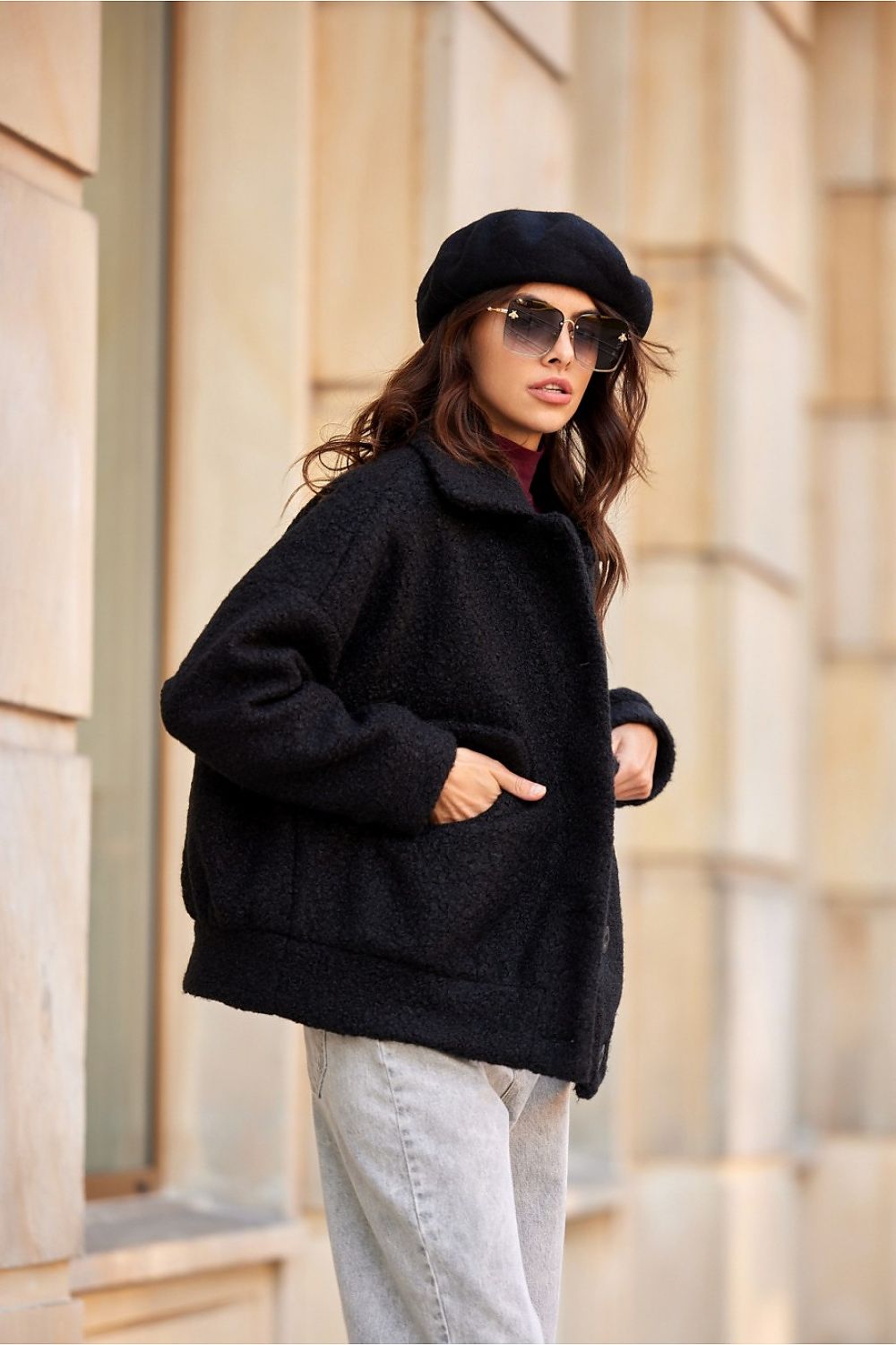 Abrigo/Chaqueta Oversize de borreguito