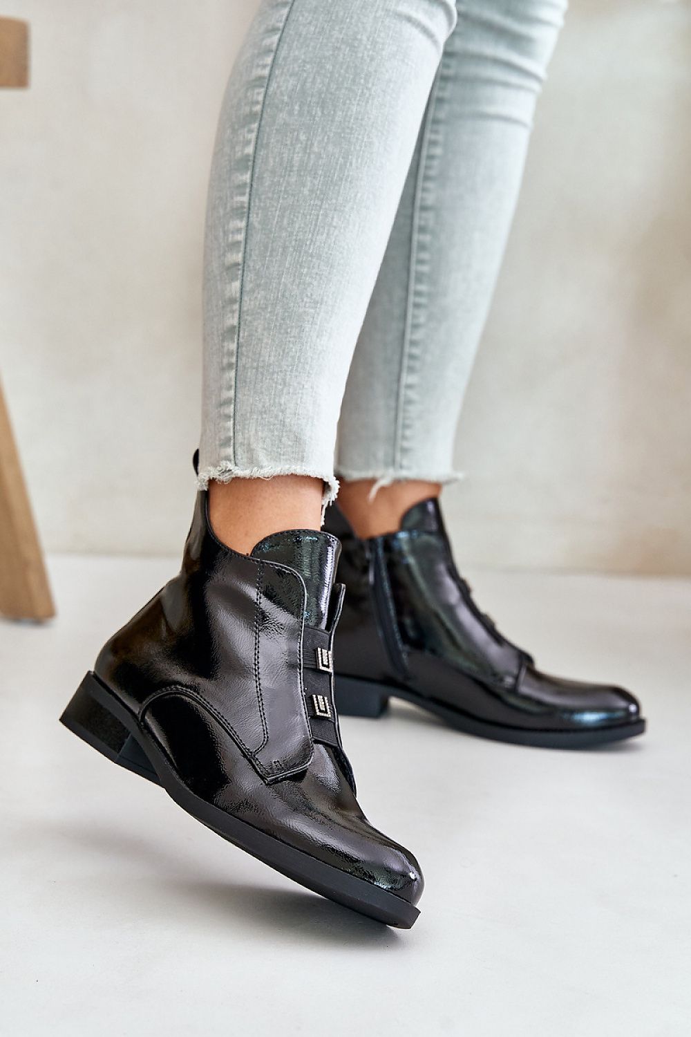 Botines Negros S.Barski