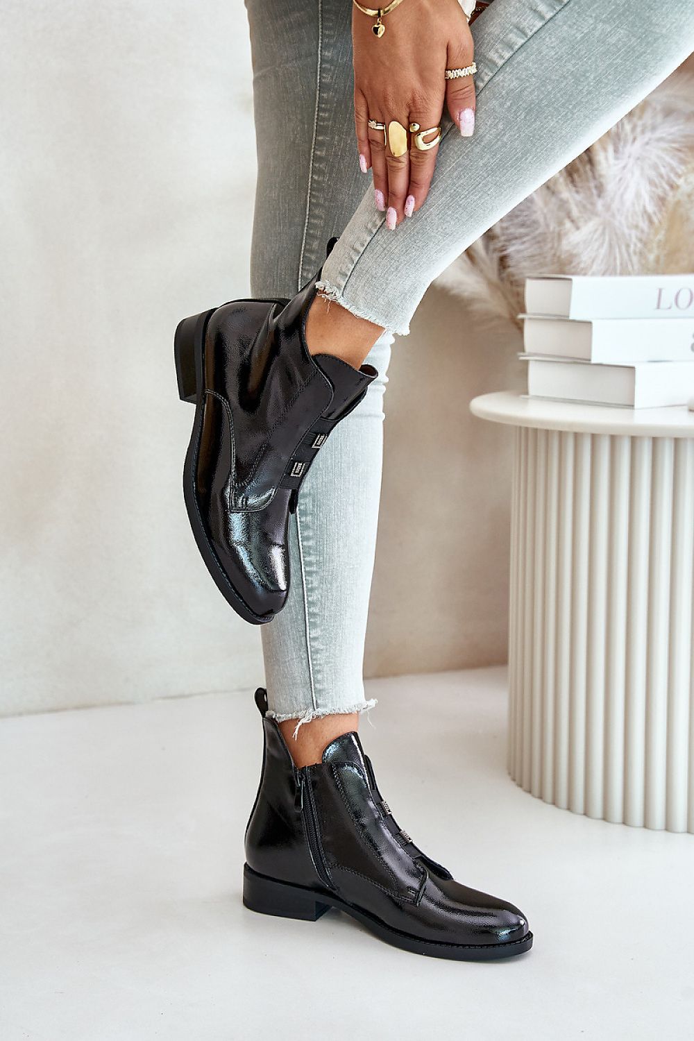 Botines Negros S.Barski