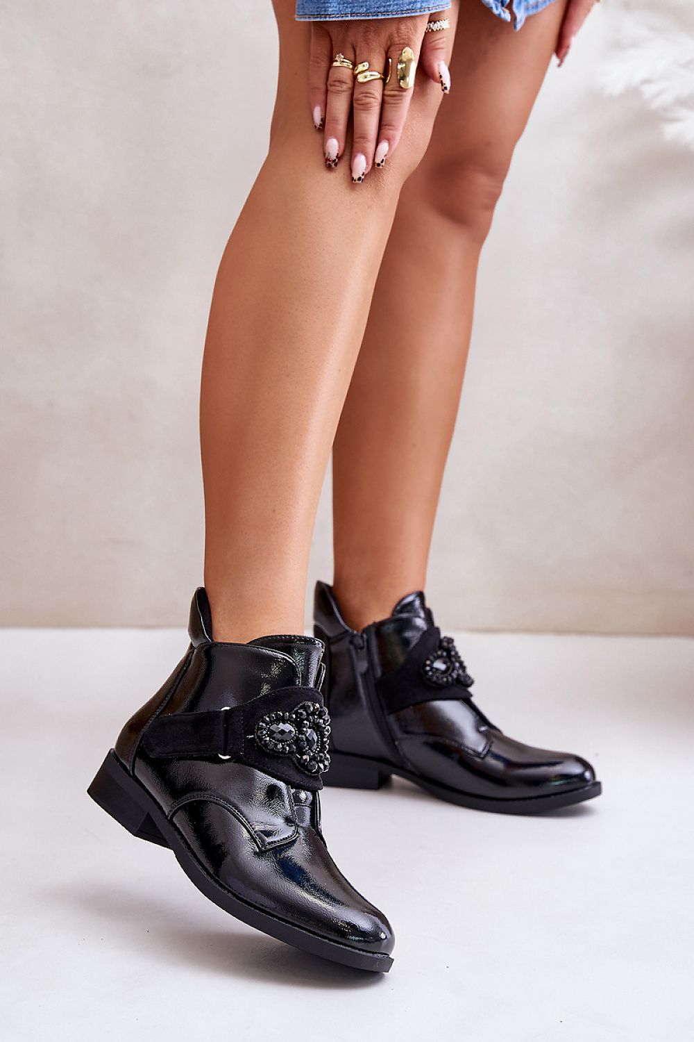 Botines S.Barski en color negro - Estilo que triunfa