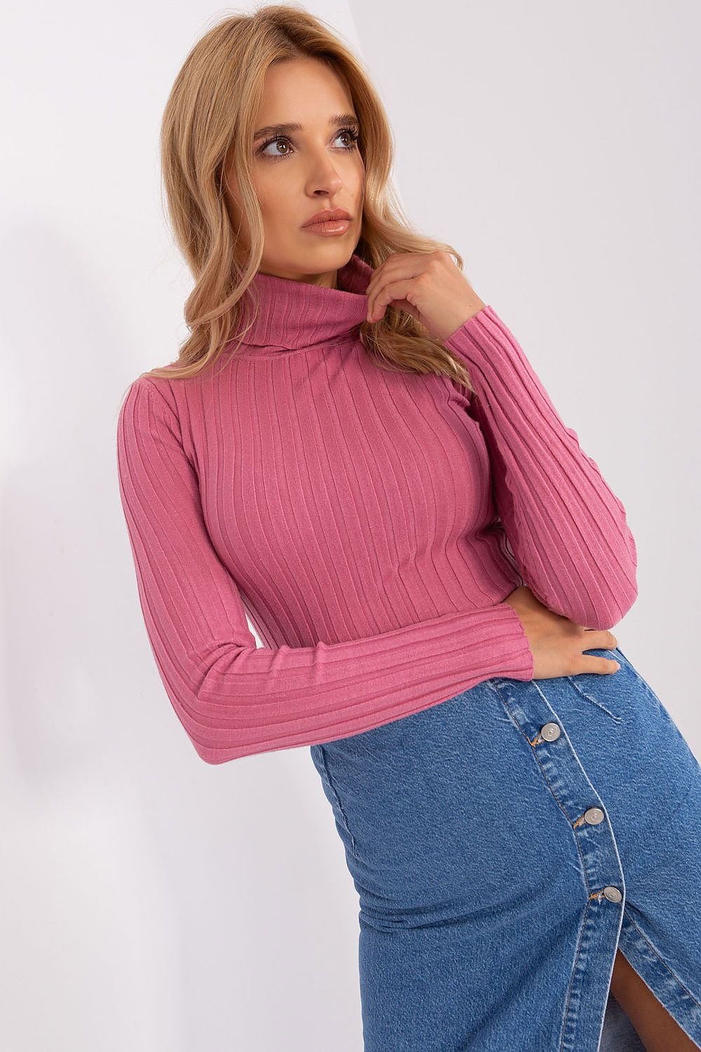 Jersey Acanalado Rosa