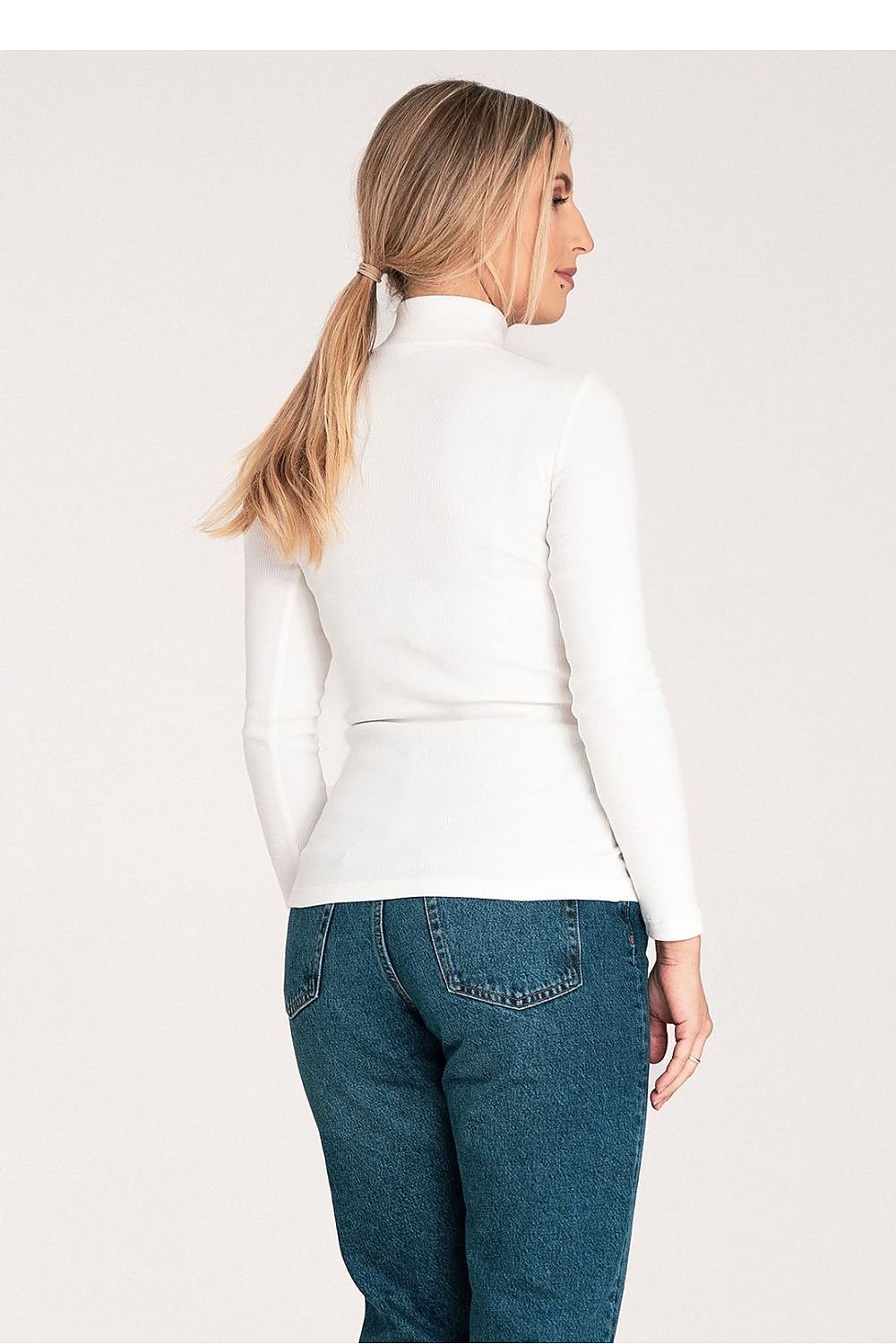 Sueter Cuello Alto Blanco