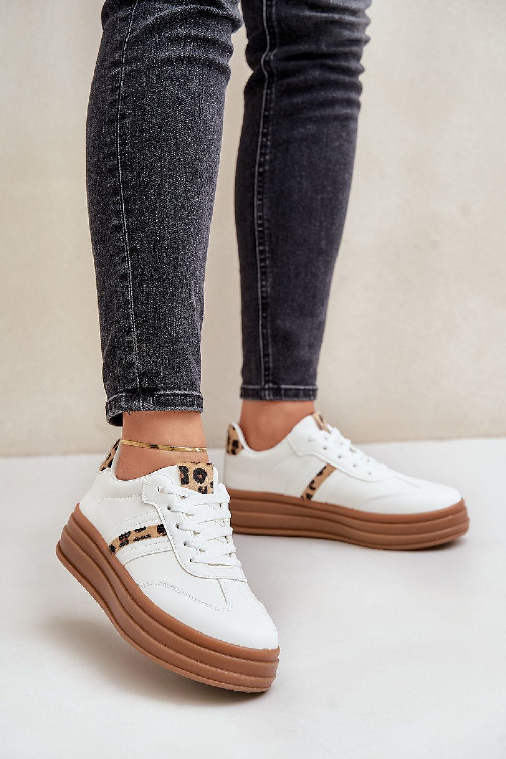 Sneakers Plataforma Blancas