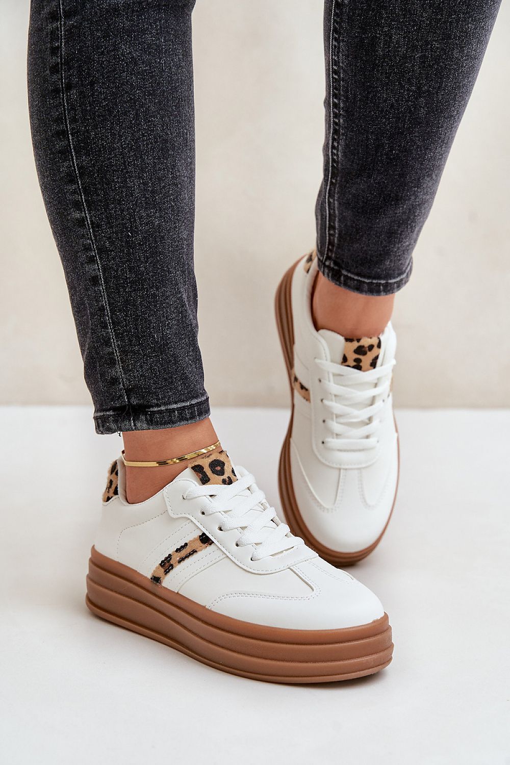 Sneakers Plataforma Blancas