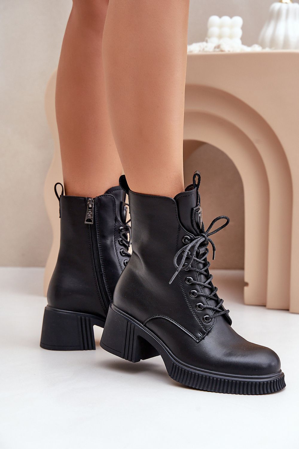 Botines de cuero
