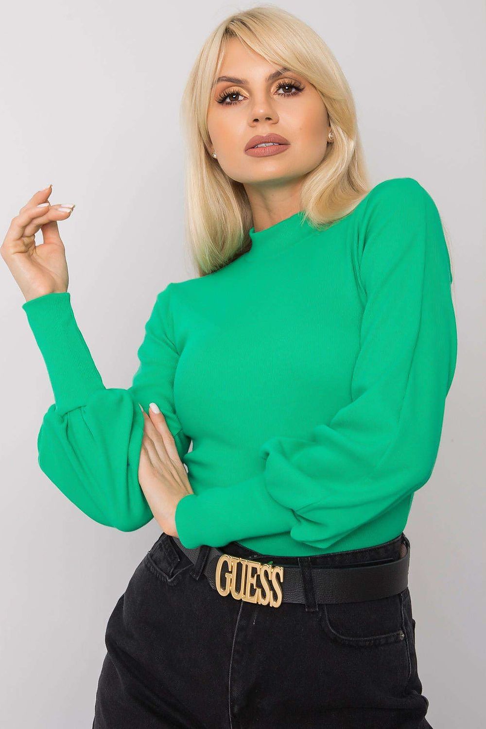 Suéteres de algodón en color Verde para Mujer - Comodidad y estilo casual