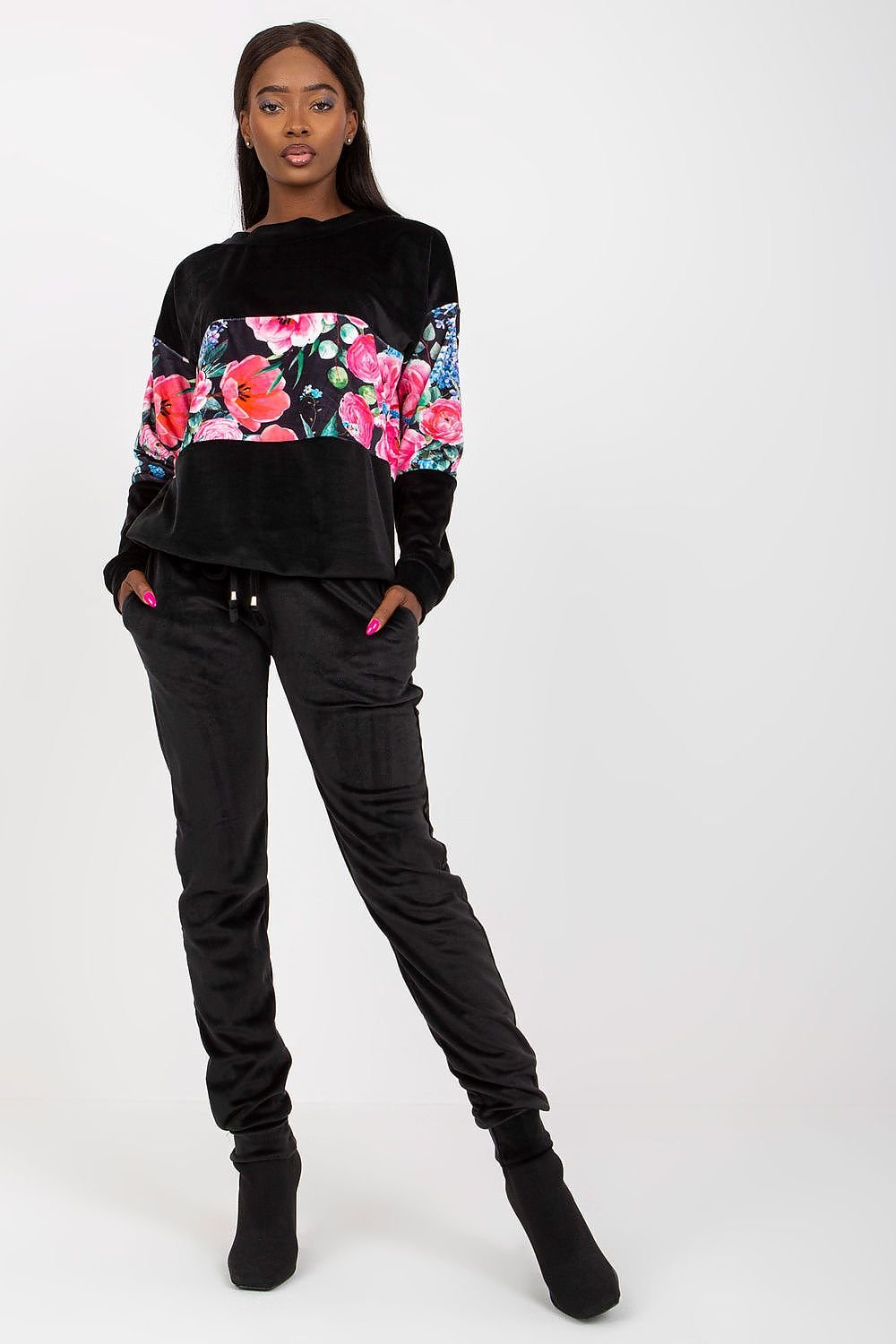 Conjunto Floral - Sueter y pantalon