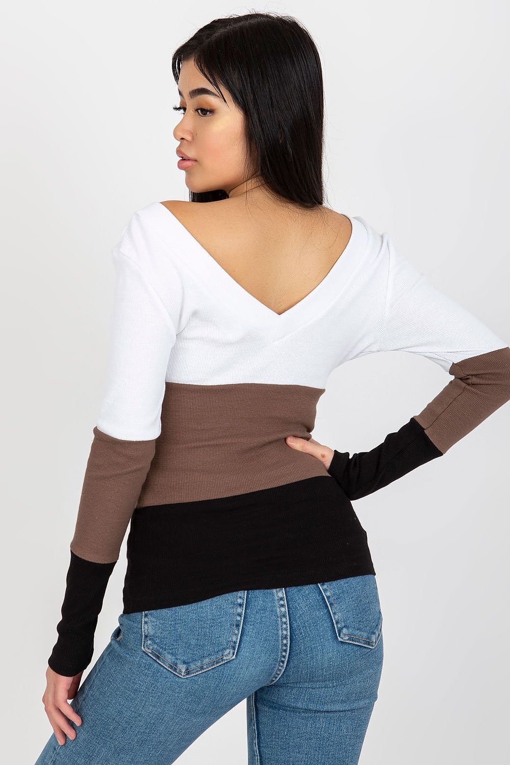 Jersey Tricolor Cuello Corazón