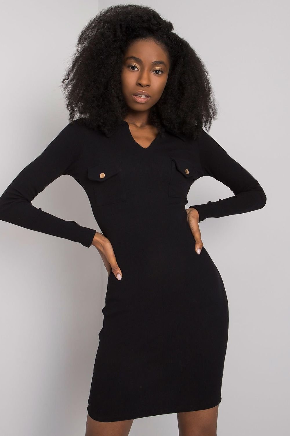 Vestido de día de color Negro para Mujer - Comodidad y estilo casual