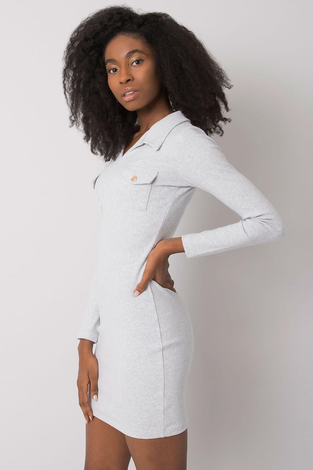 Vestido Detalle Bolsillos Blanco