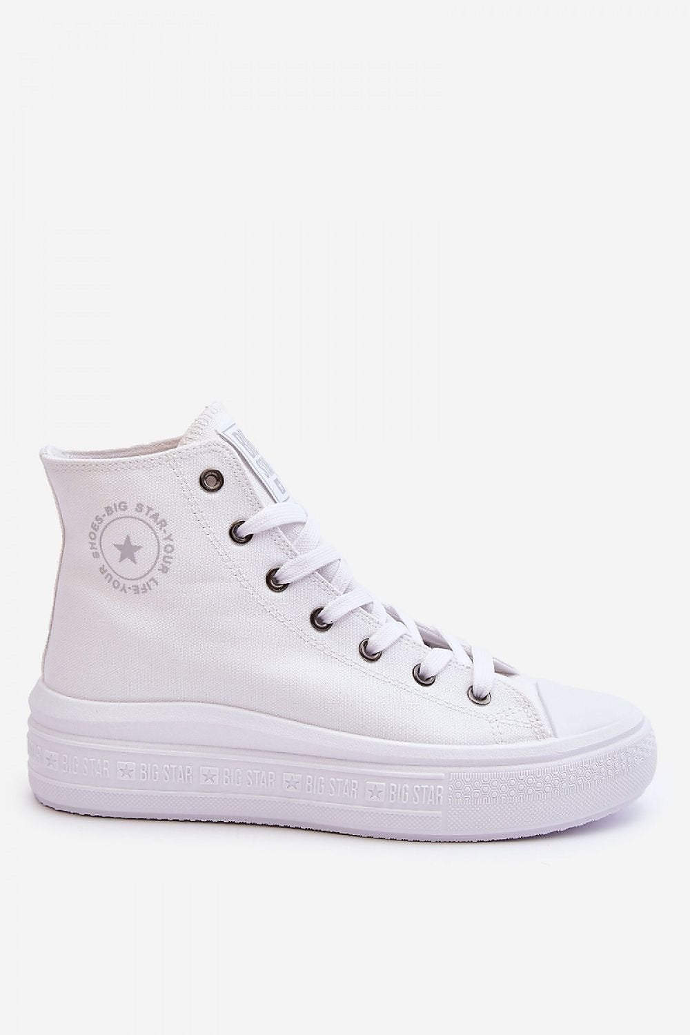 Sneakers de bota blancas Big Star - Estilo urbano