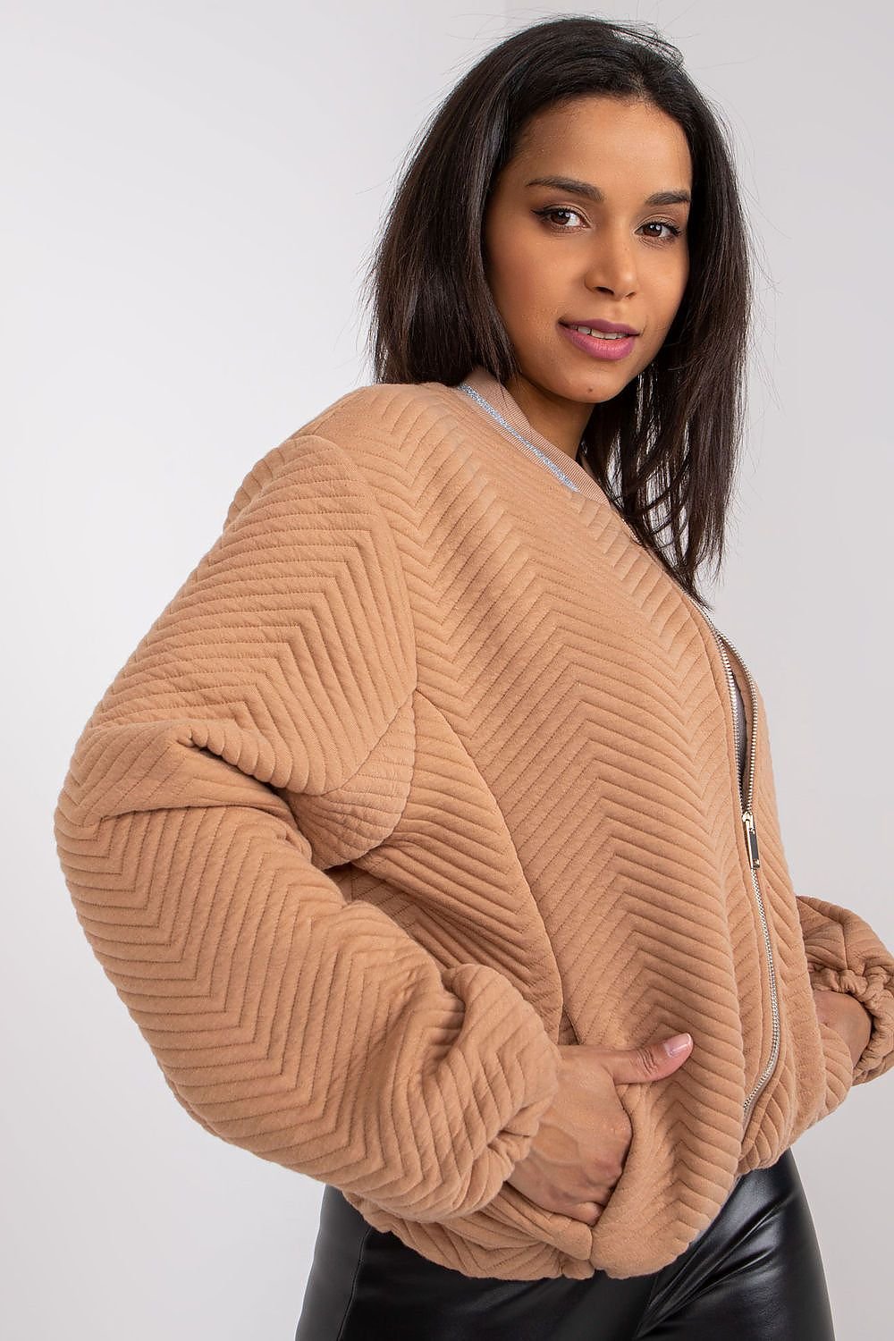 Bomber Forrada Camel