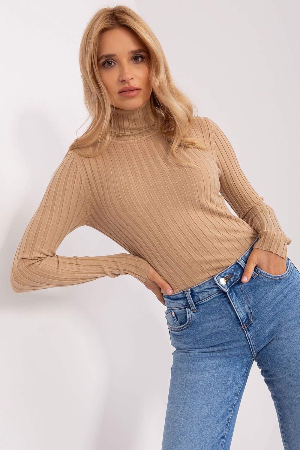 Jersey Acanalado Camel
