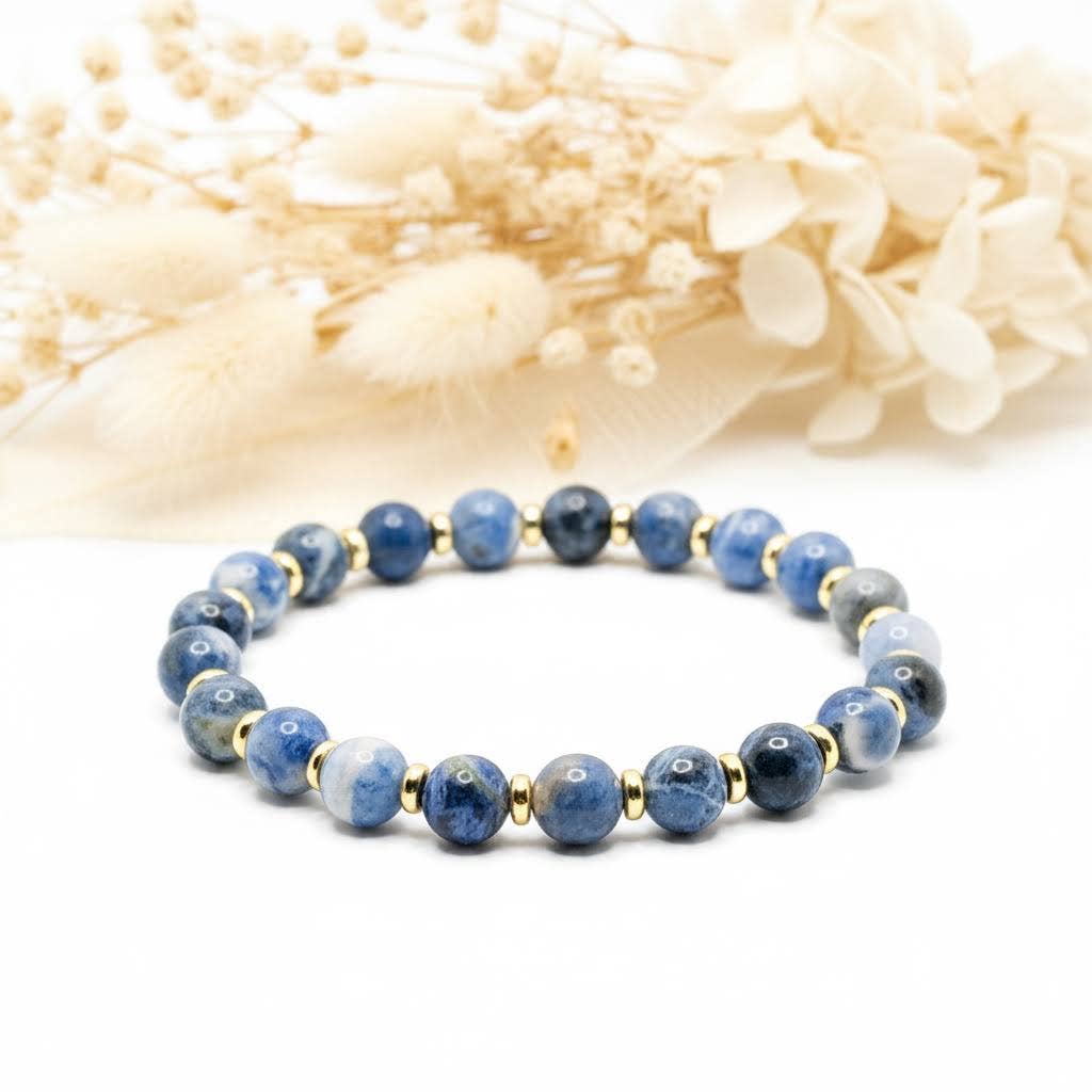 Pulsera Piedra Sodalita - Mente Clara