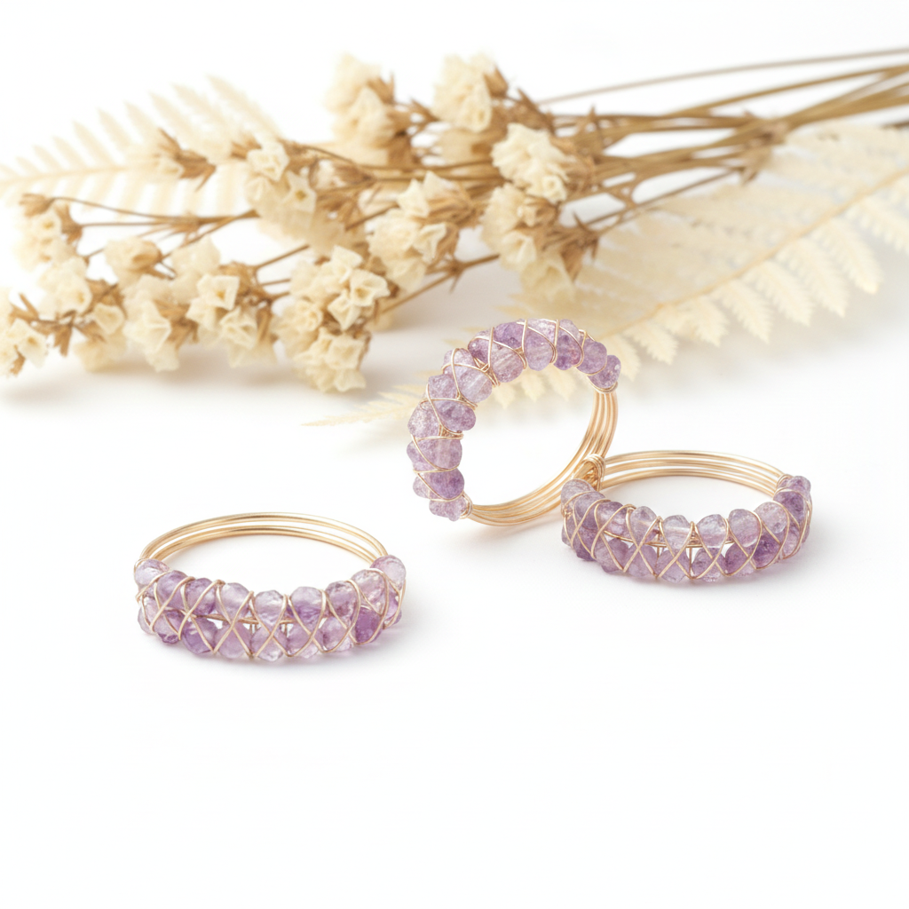 Anillo Amatista - Calma y Equilibrio Espiritual