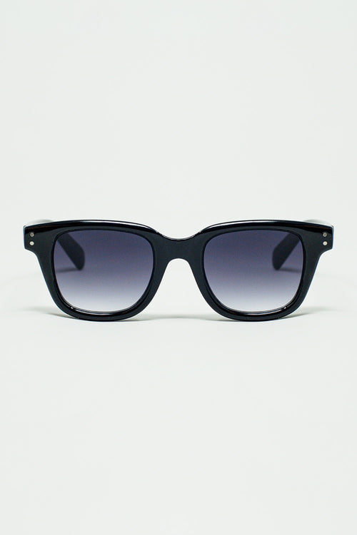 Gafas de sol cuadradas Delta negras gruesas