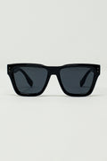 Gafas de sol cuadradas gruesas negras