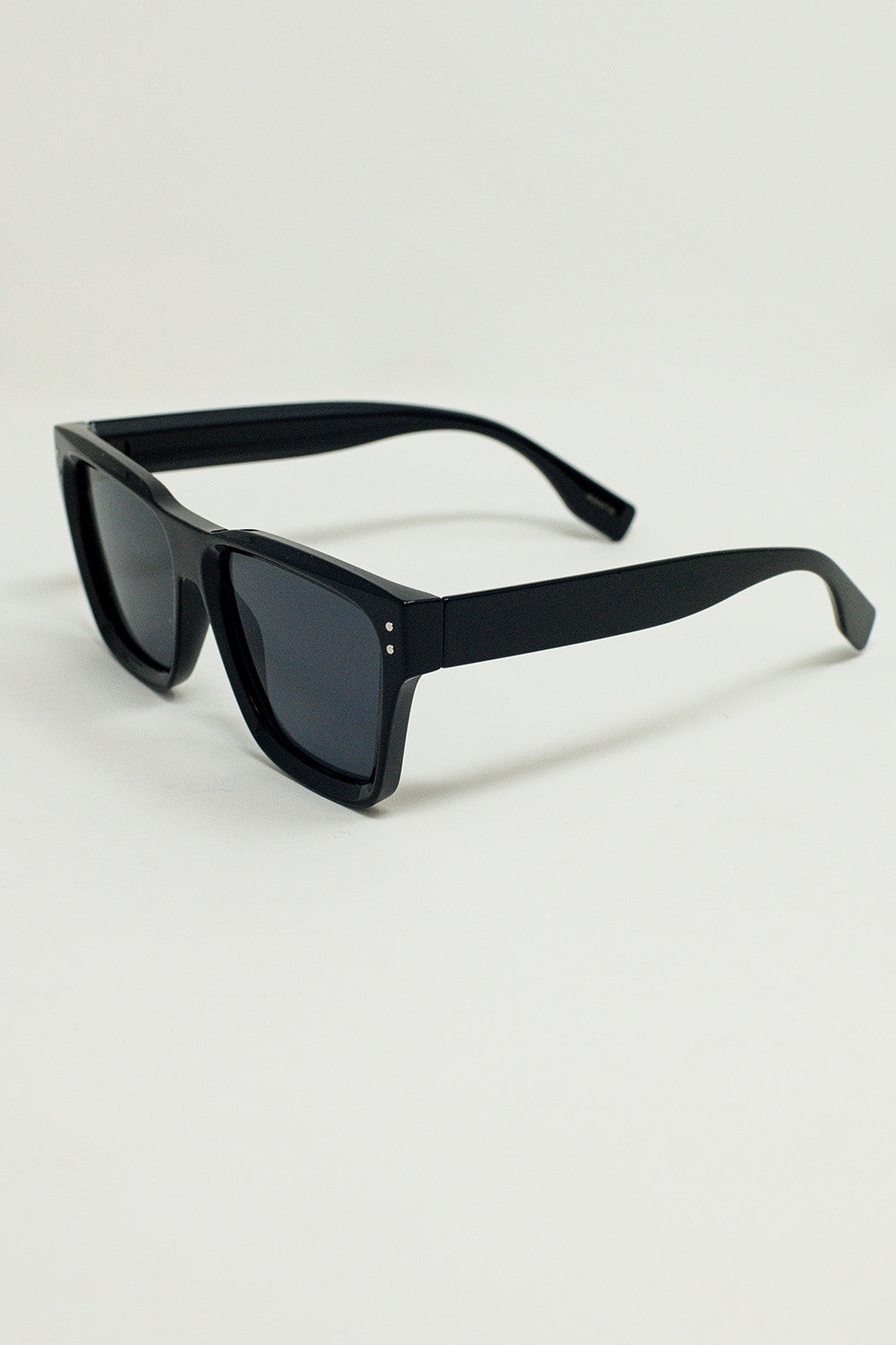Gafas de sol cuadradas gruesas negras