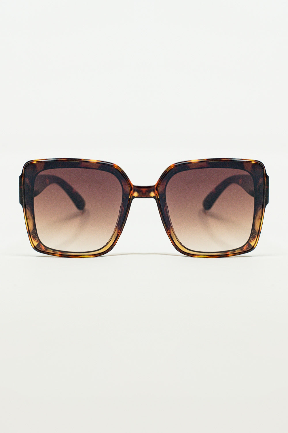 Gafas de sol cuadradas oversize Cat Eye en marrón