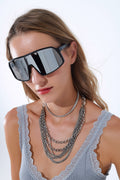 Gafas de sol deportivas polarizadas en gris