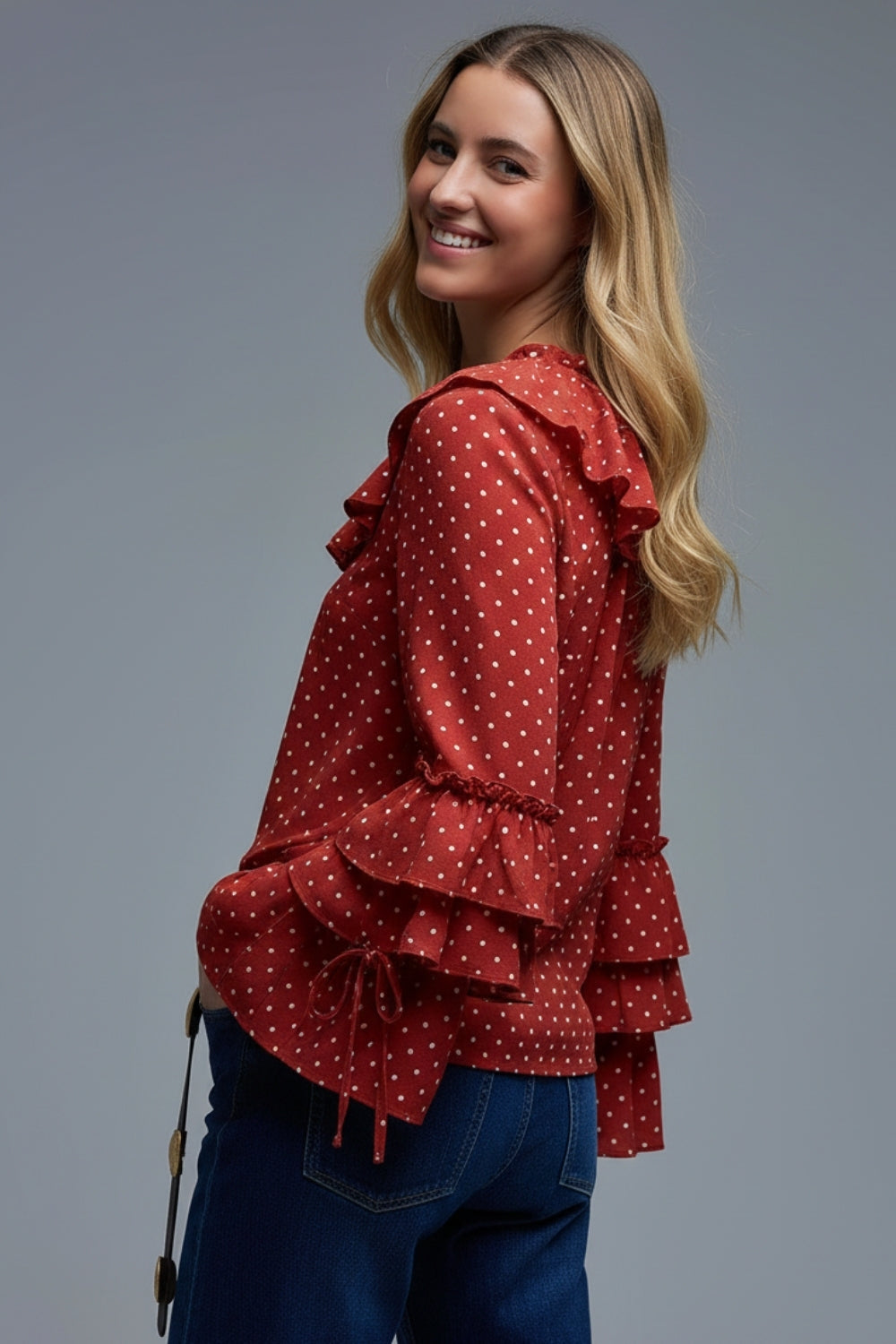 blusa estilo flamenco moderno