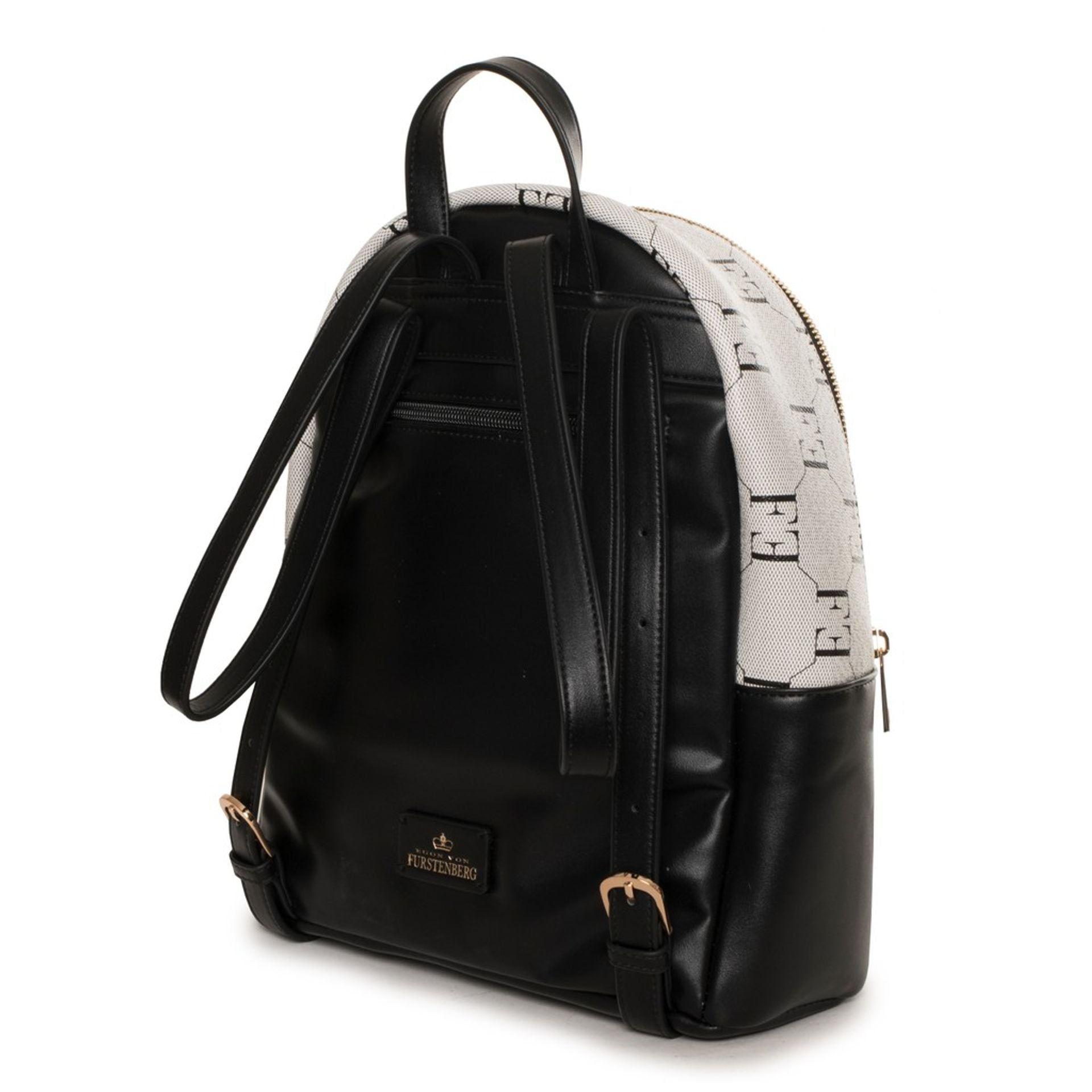 Mochila Furstenberg con asas negras ajustables y logo visible en la parte trasera