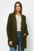 Rebeca Boho Verde Bosque Con Bolsillos Delanteros