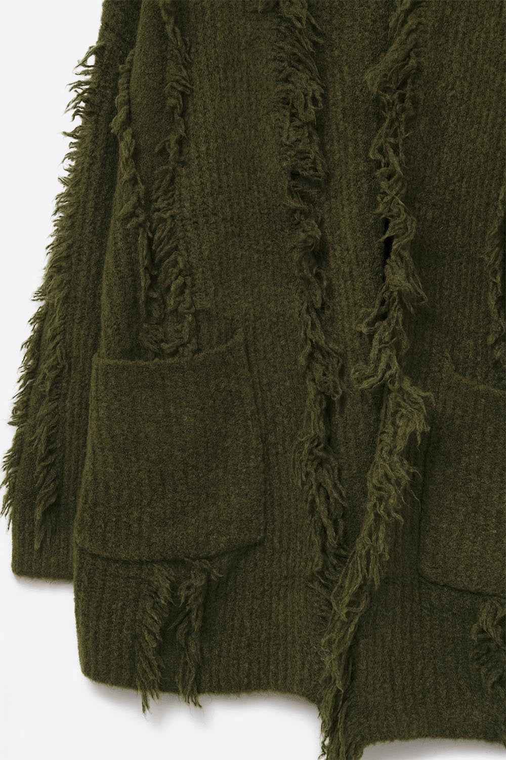 Rebeca Boho Verde Bosque Con Bolsillos Delanteros