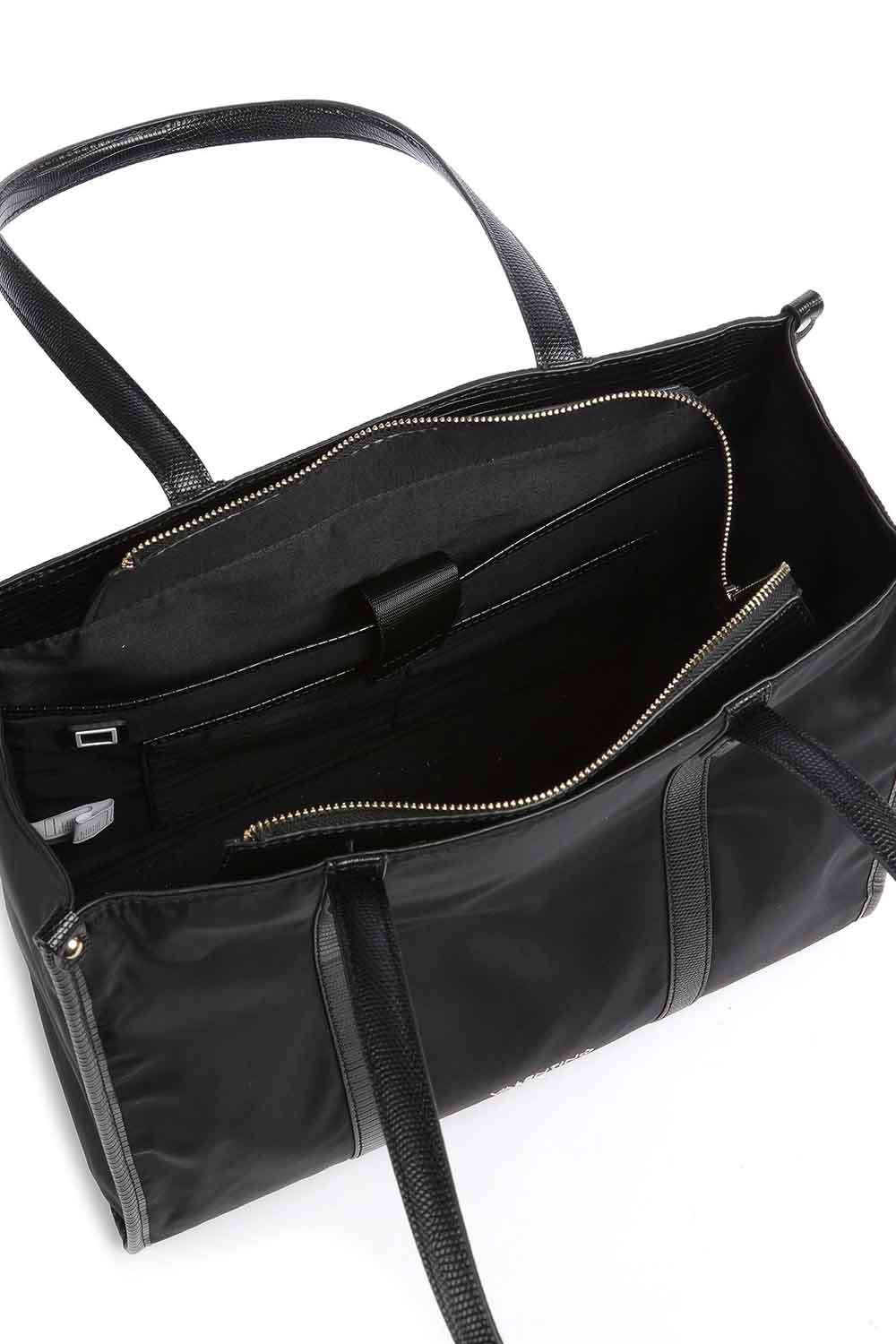 Tote Negro Valentino By Mario Valentimo Shopping Bag