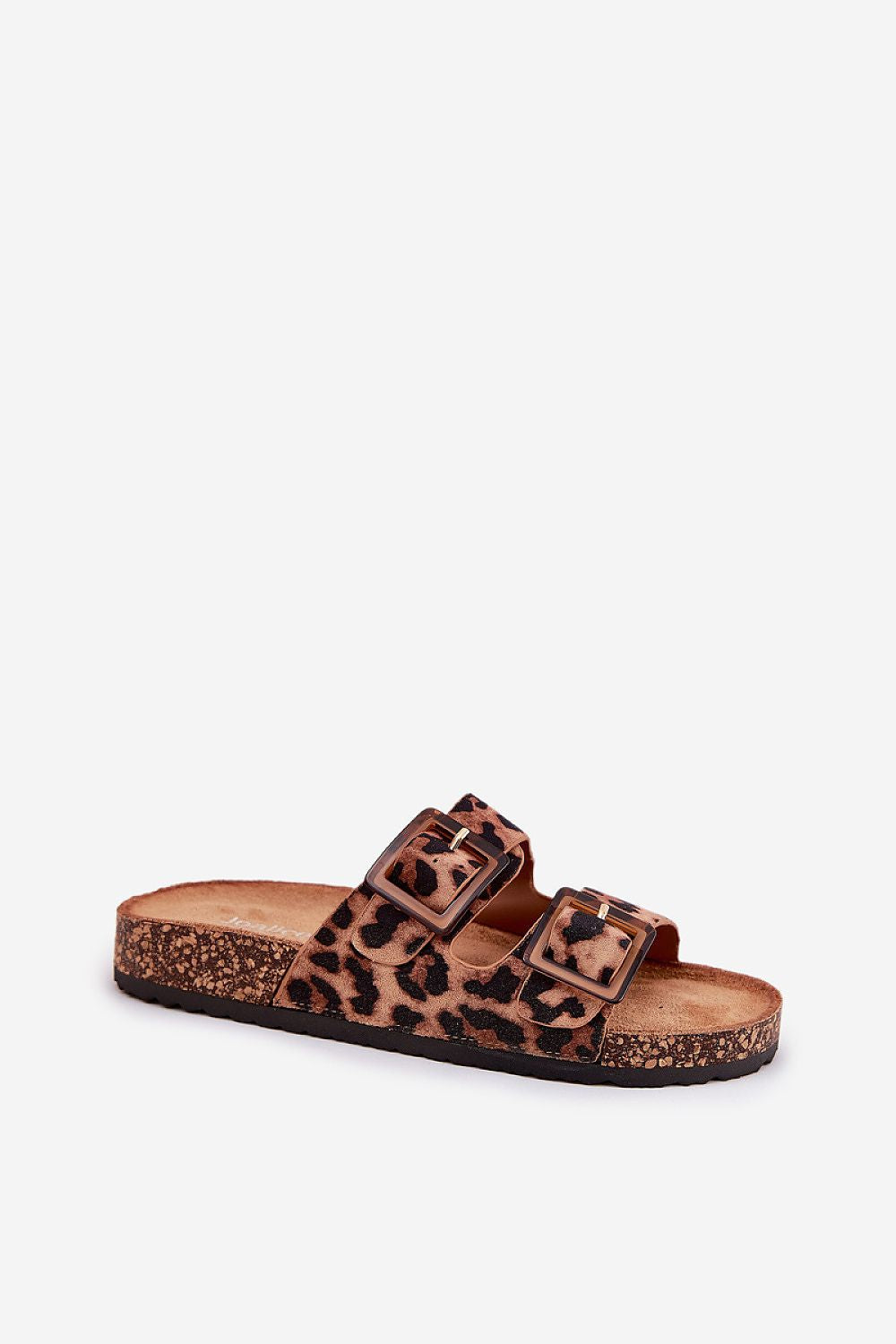 Sandalias estampado leopardo con plantilla anatómica