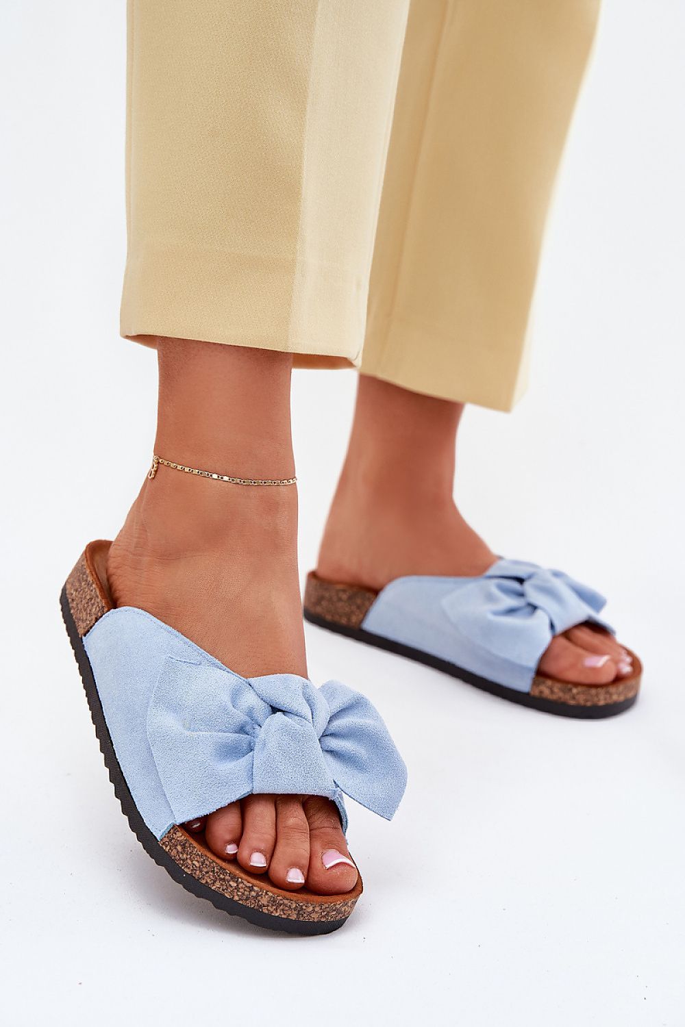  Sandalias azul cielo de estilo casual y suela ergonómica