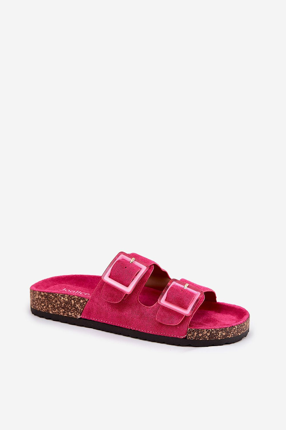 Sandalias fucsia estilo bio con hebillas ajustables