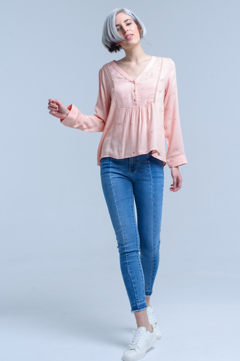 Vaquero en dos tonos